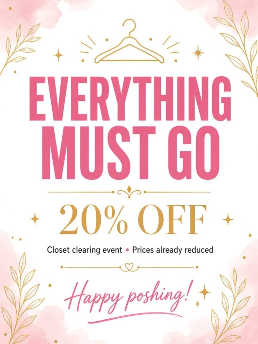 ✨ Closet Clearing Event – 20% OFF EVERYTHING! ✨ - Picture 2 of 4